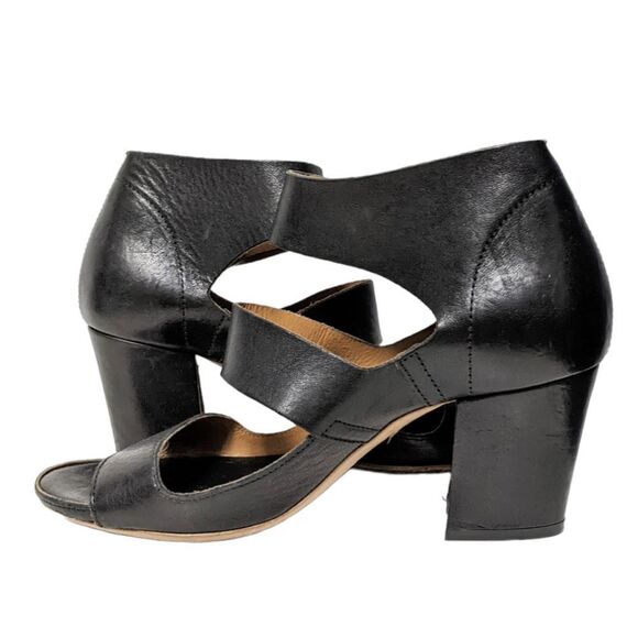 VIC MATIE Strapped Ankle Wrap Heeled Sandals 37 - Picture 6 of 10